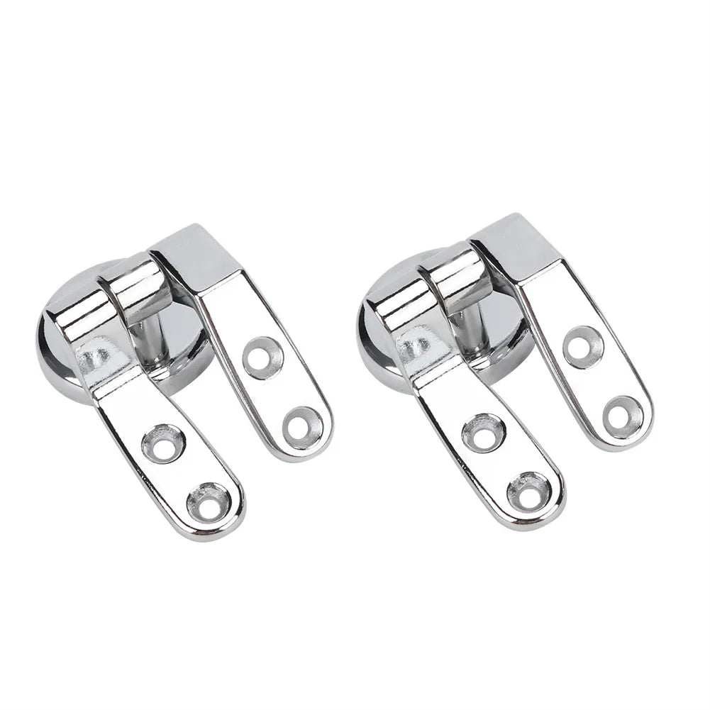 Toilet Seat Hinge Repair Kit – Universal Zinc Alloy Replacement