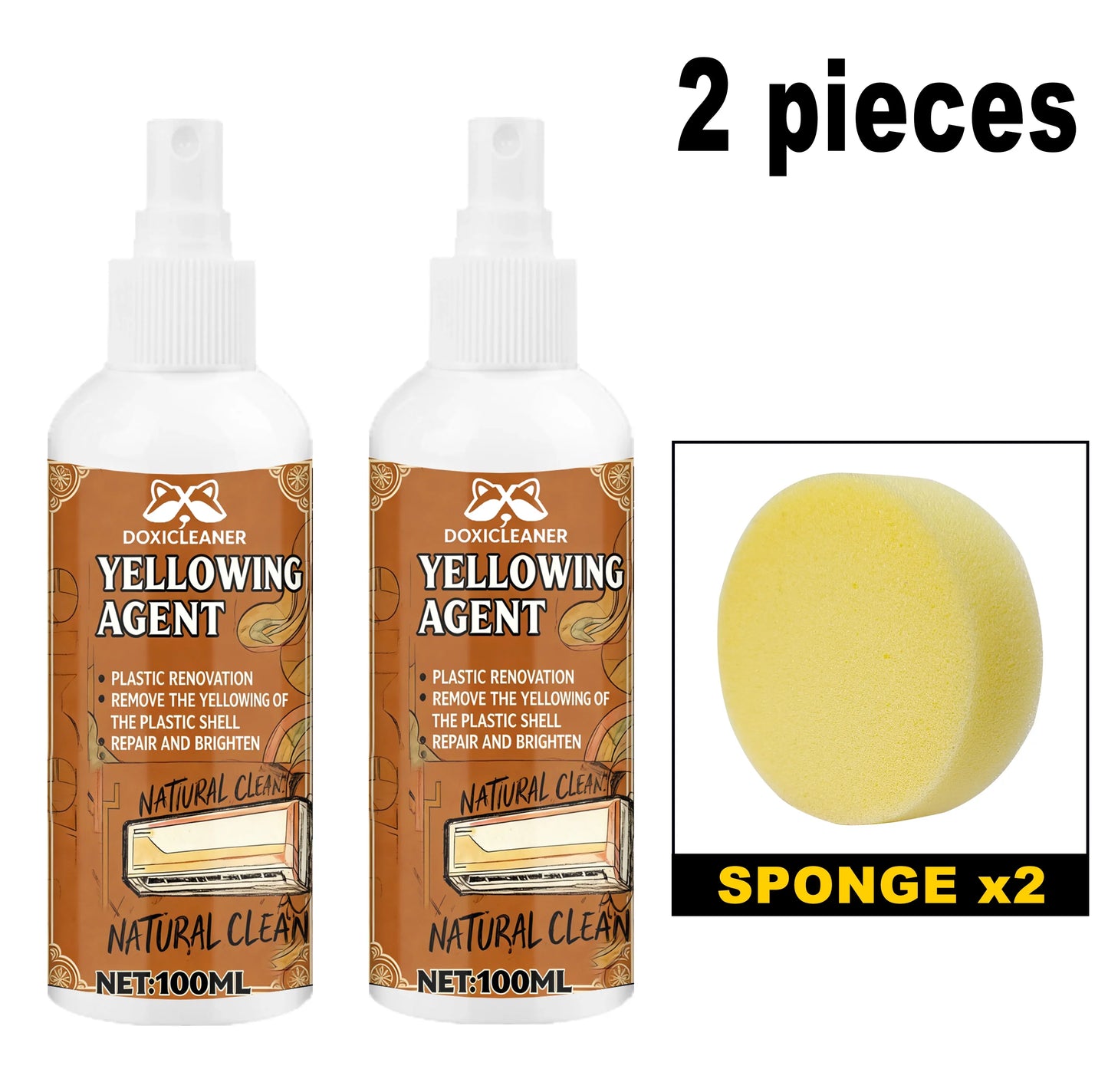 Plastic Restoration Spray – Remove Yellowing & Polish Plastics