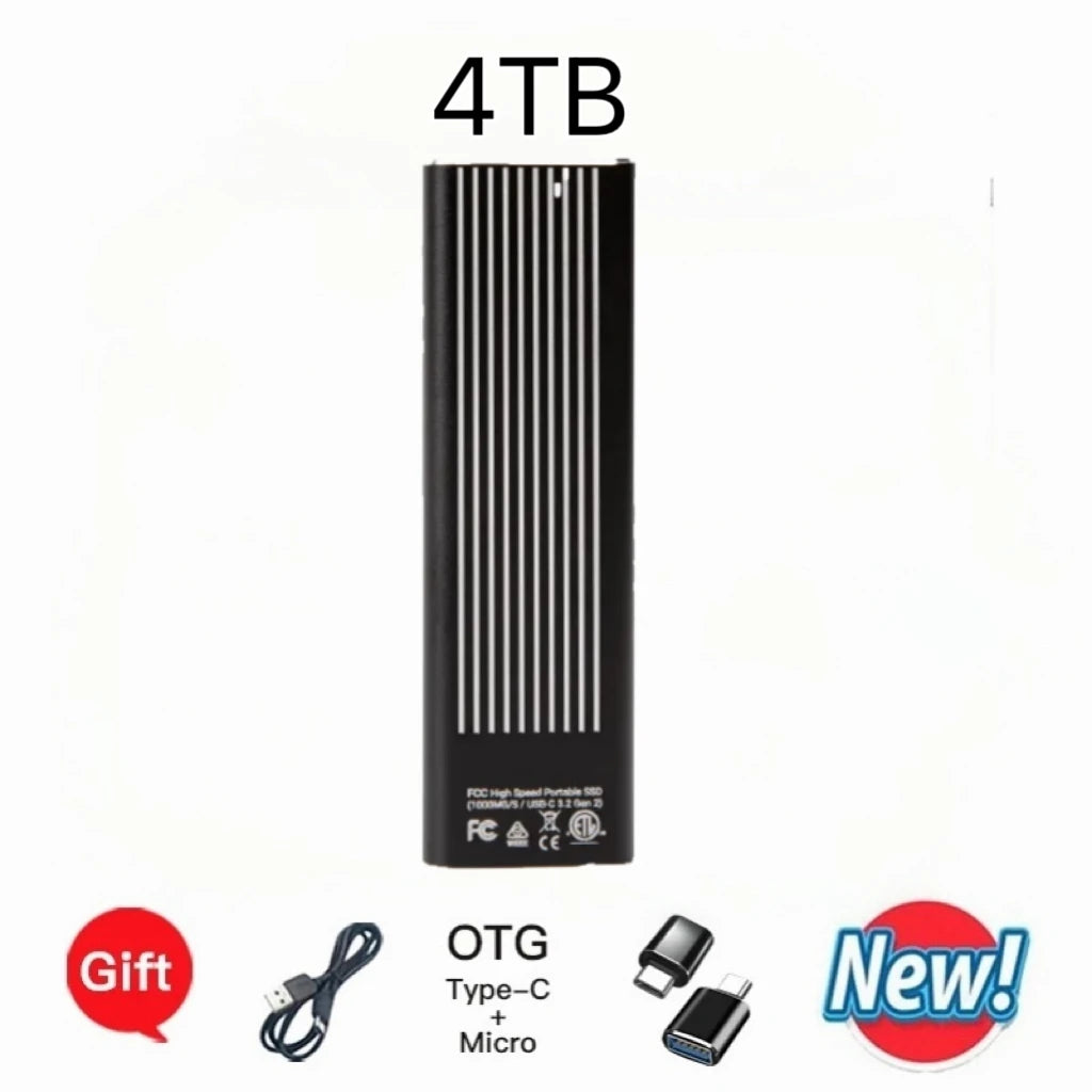 EOENKK USB-C Portable External Hard Drive | Mac, PC & Phone