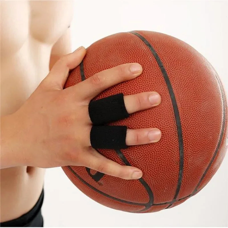 10-Pack Elastic Finger Protector Sleeves | Basketball Volleyball Finger Protector Sleeves Peaceful Pleasures Health and Wellness