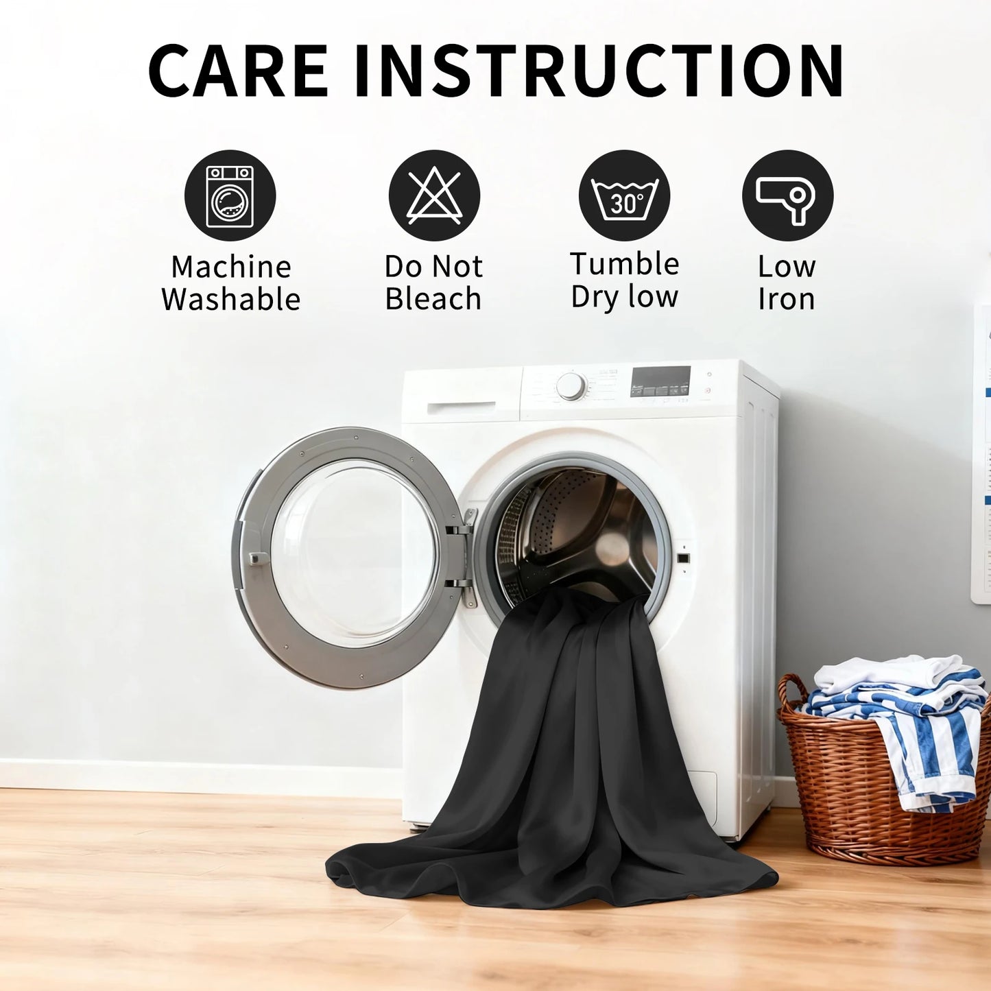 100% Blackout Grommet Curtains | Thermal Insulated Privacy Drapes