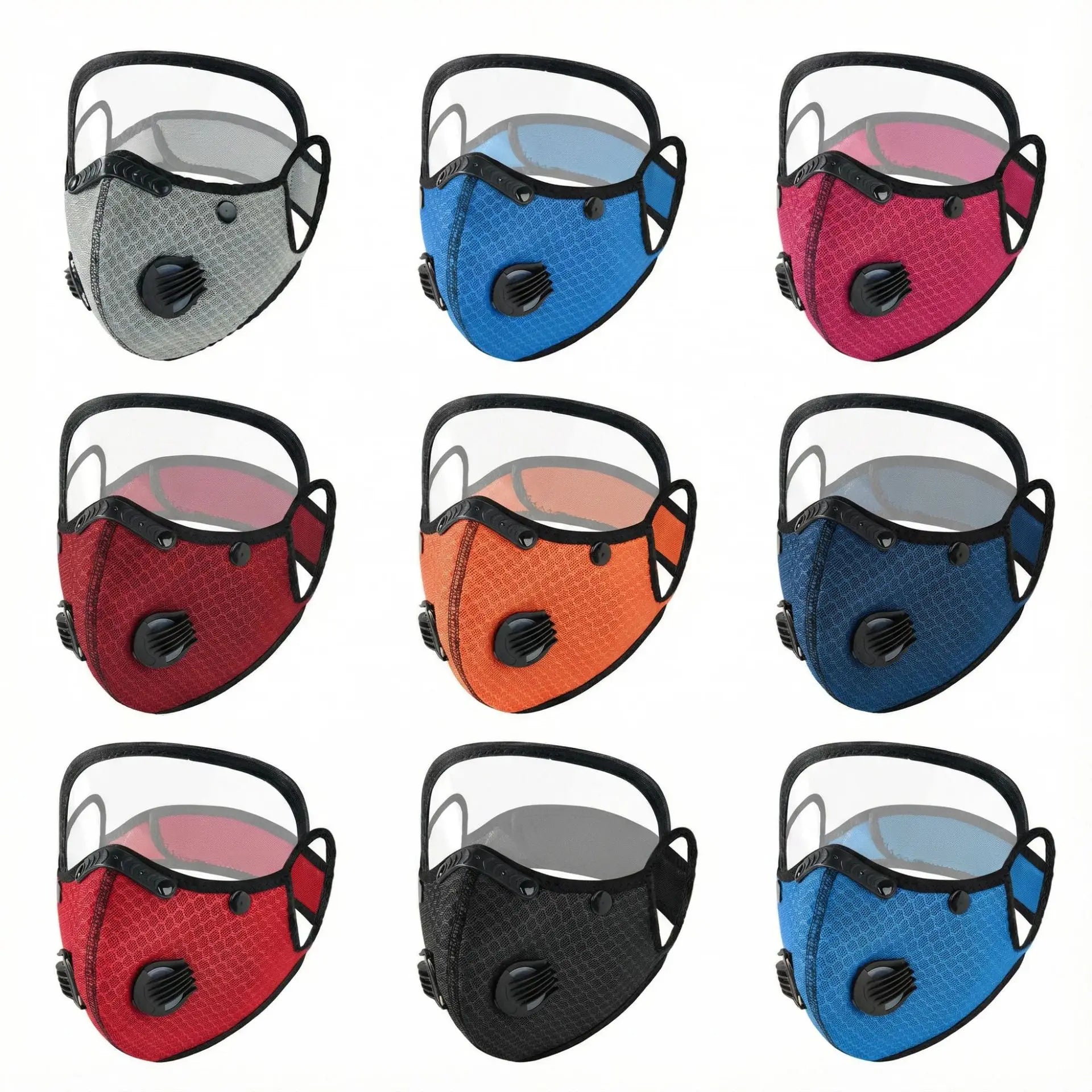 New Cycling Face Mask with Filter Goggles Dust Mask Sport Washable Reusable Facemask for men Bandana Actived Carbon Filters Peaceful Pleasures Health and Wellness