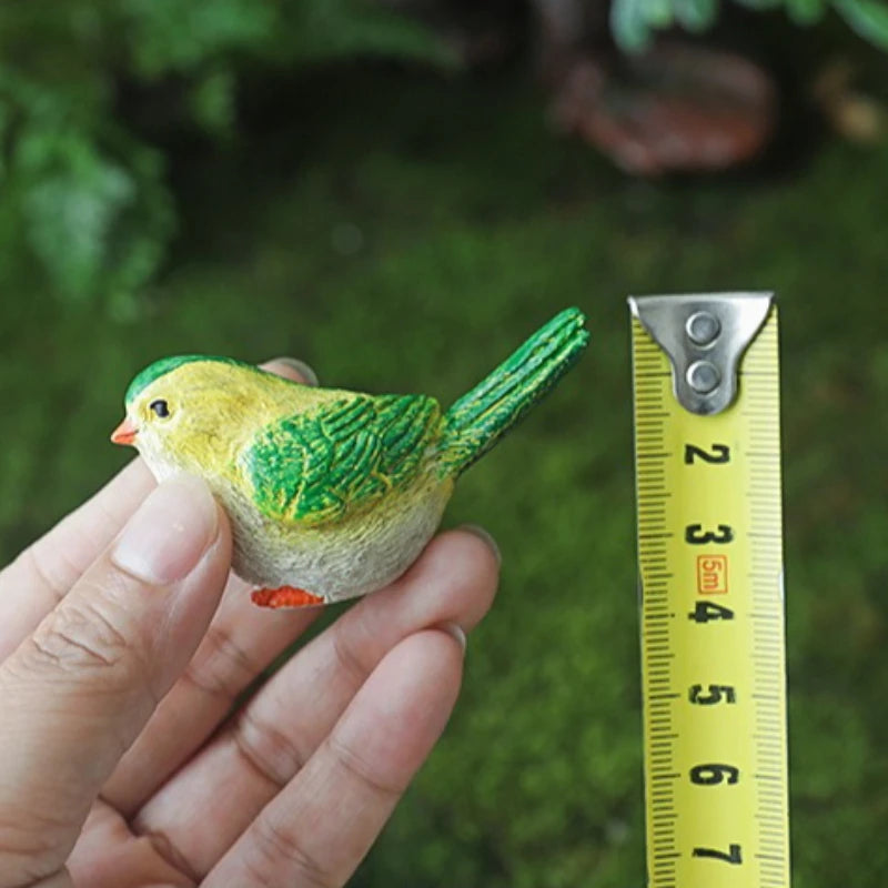 Simulation Wild Birds Animal Toys Cute Mini Parrot Model Figures Miniature Landscape Ornament Household Decoration Gifts лягушки Peaceful Pleasures Health and Wellness