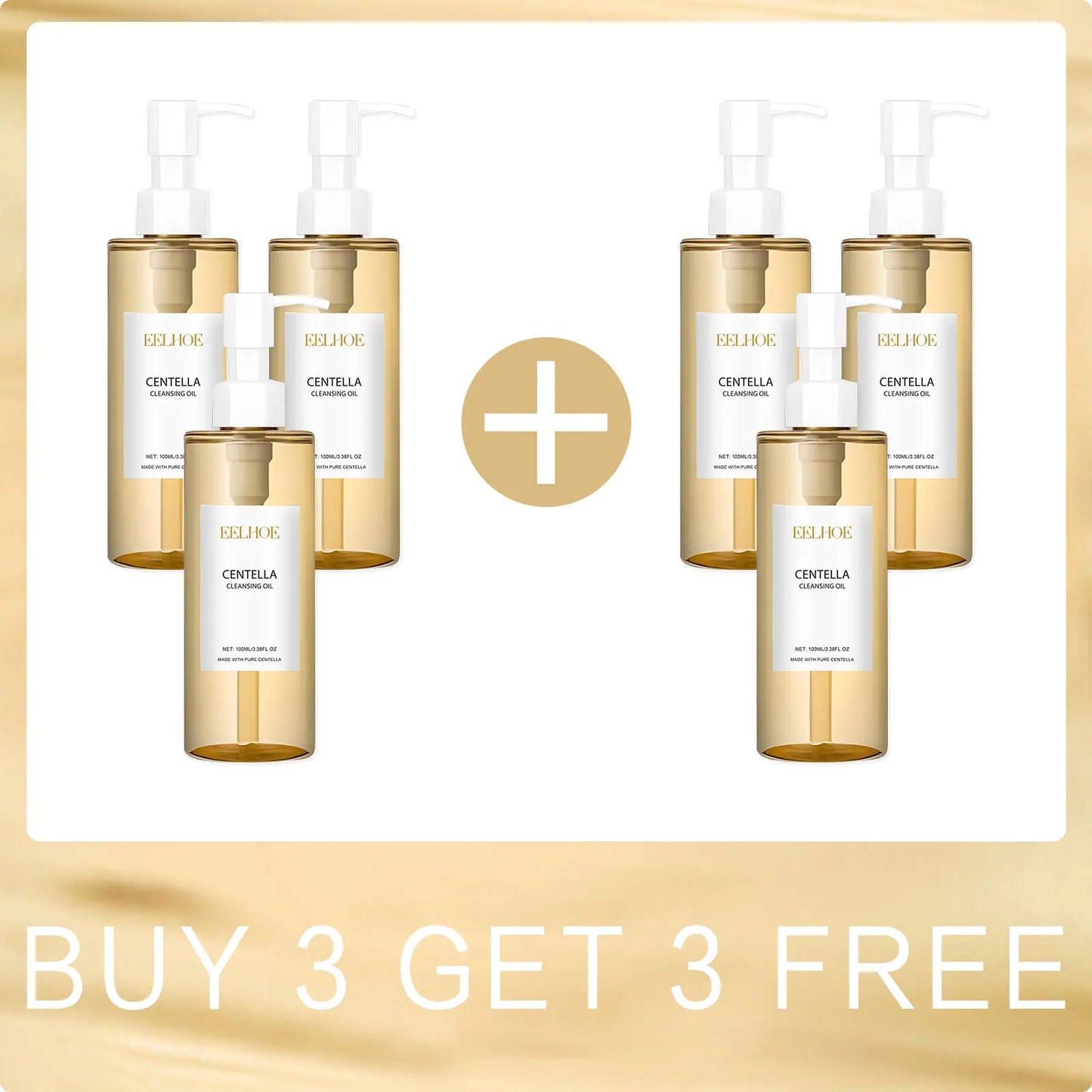EELHOE Centella Cleansing Oil & Hydrating Face Serum Set