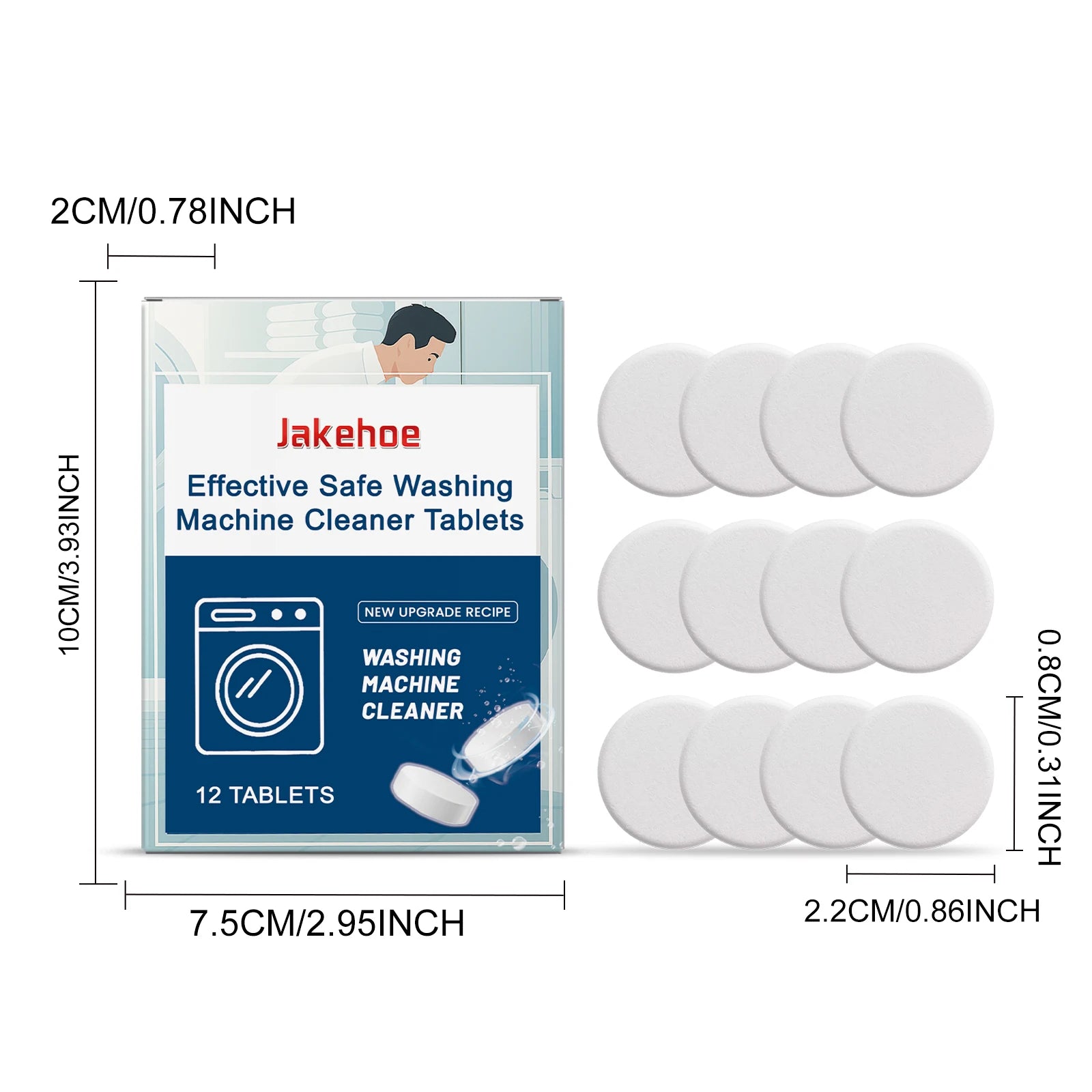 Washing Machine Cleaning Tablets Deeply Cleans Washing Machine Drum Removes Dirt&Odors Household Washing Machine CleaningTablets Peaceful Pleasures Health and Wellness