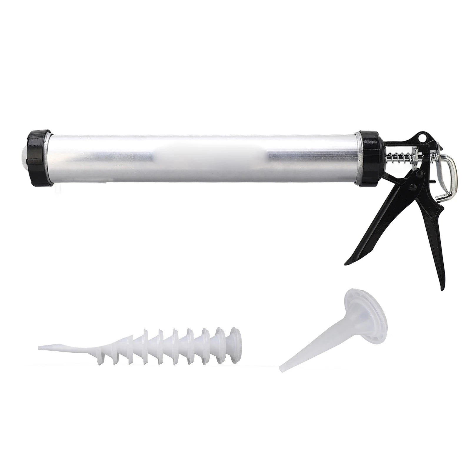 Air Caulking gun Aluminum Tube Silicone Caulking Gun 600ml Caulk Tool with 10 Nozzles Caulking Tools Silicone Caulking Gun Peaceful Pleasures Health and Wellness A