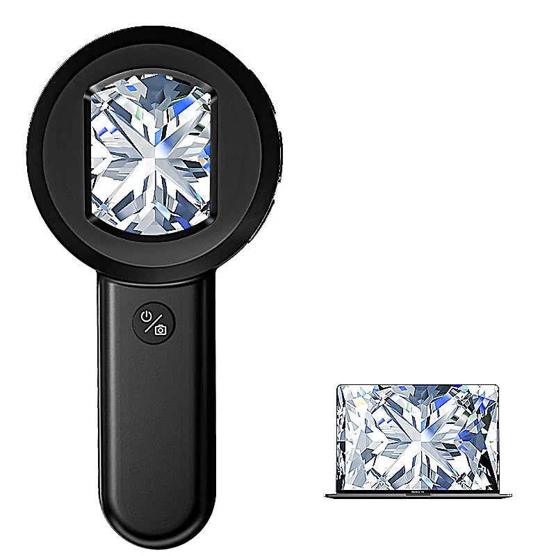 High-Definition Electronic Magnifying Glass Identification and Appreciation Tool, Electronic Digital Microscope, Led Peaceful Pleasures Health and Wellness