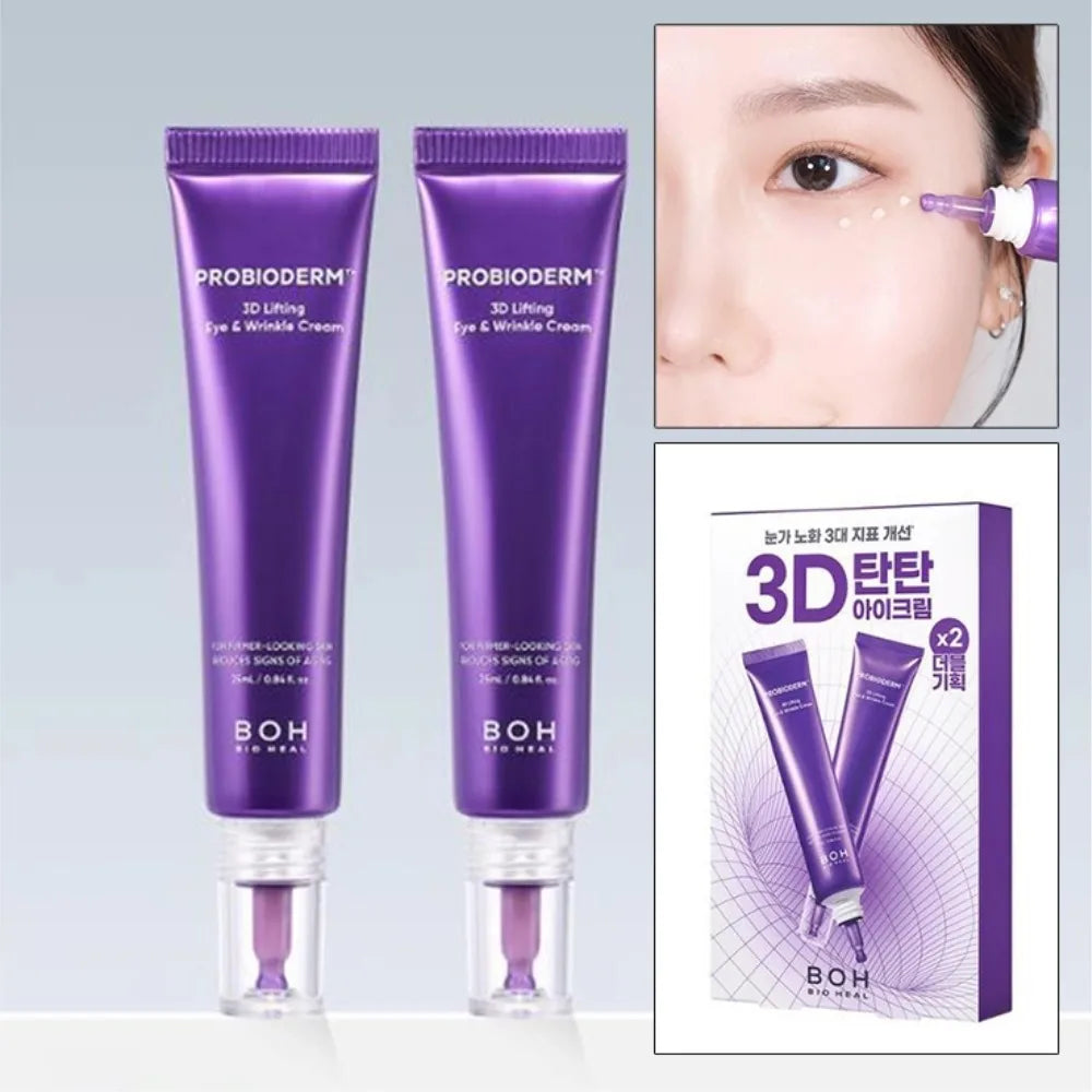 K-Beauty Probiotic Anti-Wrinkle Lifting Eye Cream 2×25ml