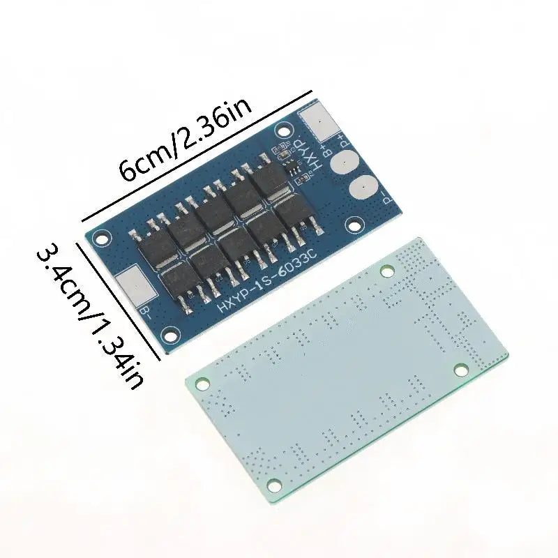 1/5Pcs Overcharge/Over-Discharge 1S BMS 30A 3.2V LiFePO4 / 3.7V Lithium Battery Protection Board With 18650 Cell Short-Circuit Peaceful Pleasures Health and Wellness