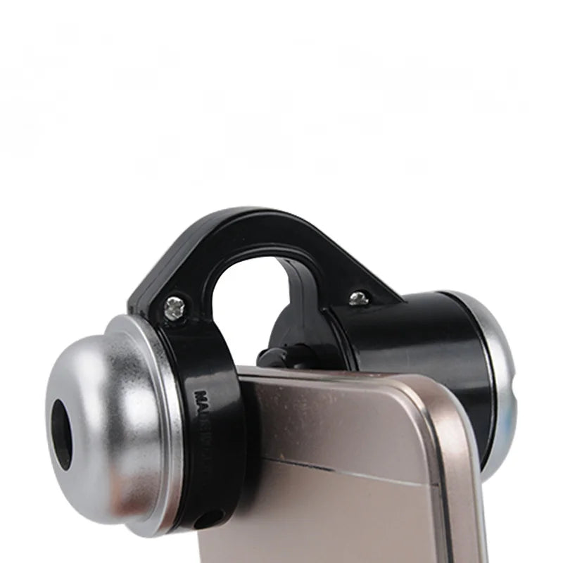 Mobile Phone Magnifier Universal 30X Glass Lens Camera Clip Microscope Universal Portable Illuminant Identification Loupe lupa Peaceful Pleasures Health and Wellness
