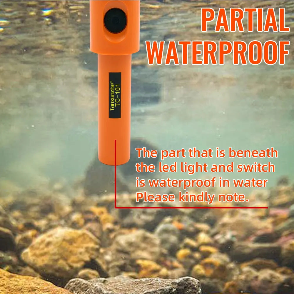 Handheld Metal Positioning Rod Underground Metal Detector TC-101 Handheld 360° High Sensitivity Gold Diggers Detector Rod Peaceful Pleasures Health and Wellness