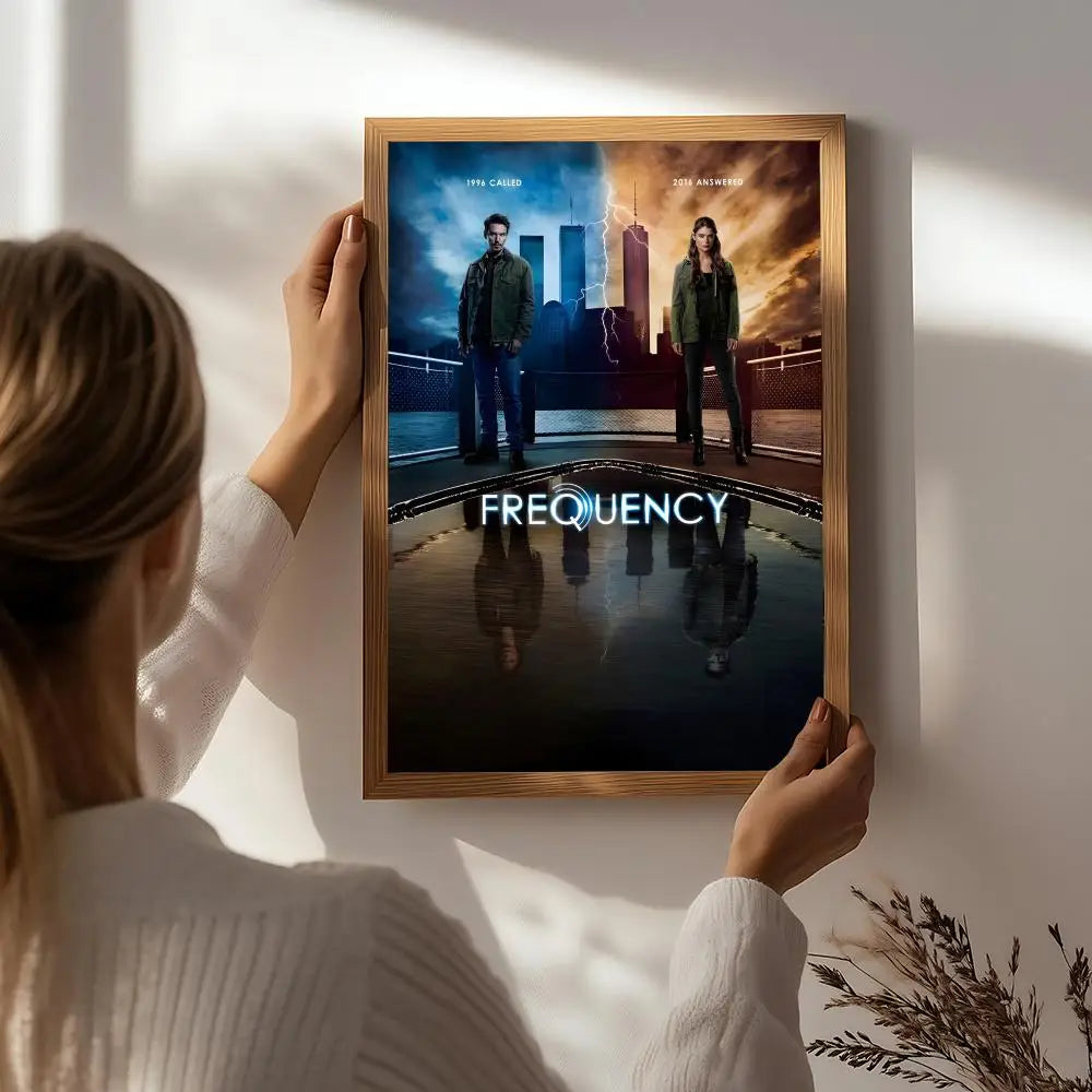 Movie Frequency Poster – HD Self-Adhesive Waterproof Wall Art Wall Art Poster Peaceful Pleasures Health and Wellness White7 30X40cmNoframe