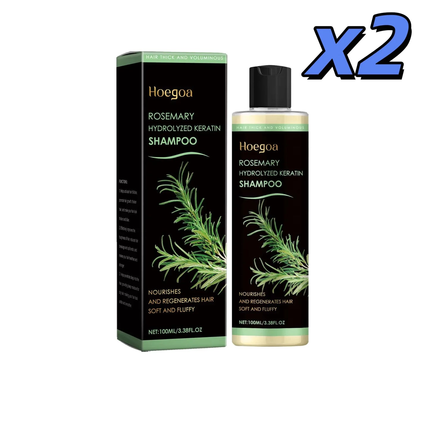 HOEGOA Rosemary Hair Growth Anti-Dandruff Shampoo 100ml