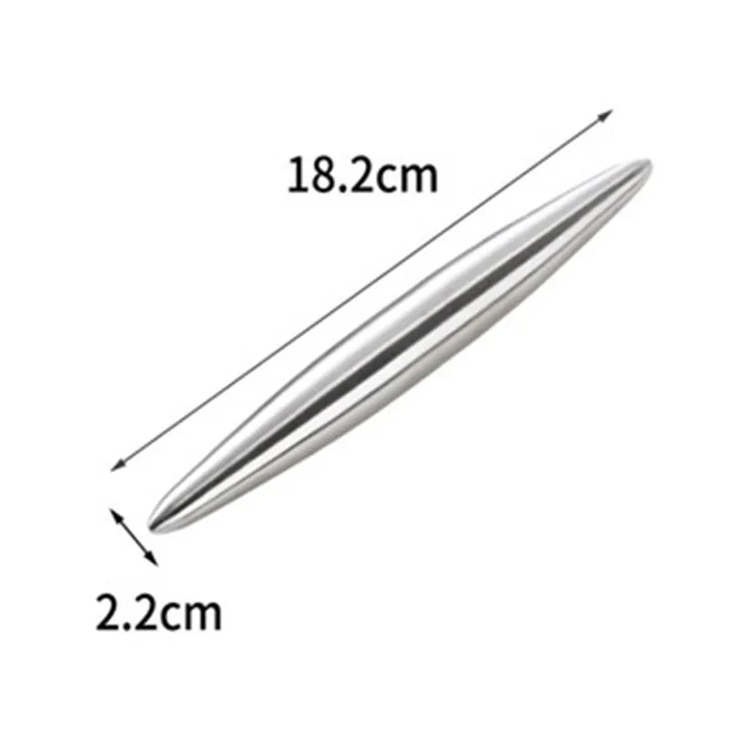 Stainless Steel Non-Stick Rolling Pin | 3 Sizes – Pizza, Dough, Cookies & Dumplings