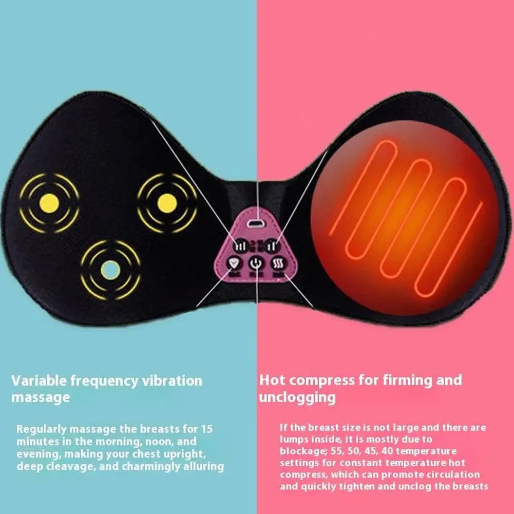 Underwear Massager Electric Breast Enhancement Bra Wireless Massager Underwear Breast Augmentation Lazy Breast Enhancement Peaceful Pleasures Health and Wellness