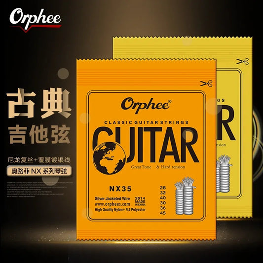 Guitar Accessories Orphee Strings NX Classical 1-6 Nylon Peaceful Pleasures Health and Wellness NX36