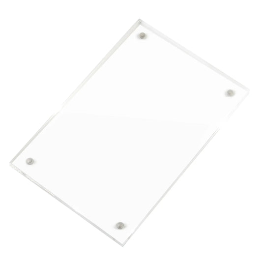 Magnetic Acrylic Photo Frame | Clear Desk Display Stand Acrylic Photo Frame Oasis Select 5.5x8.2cm