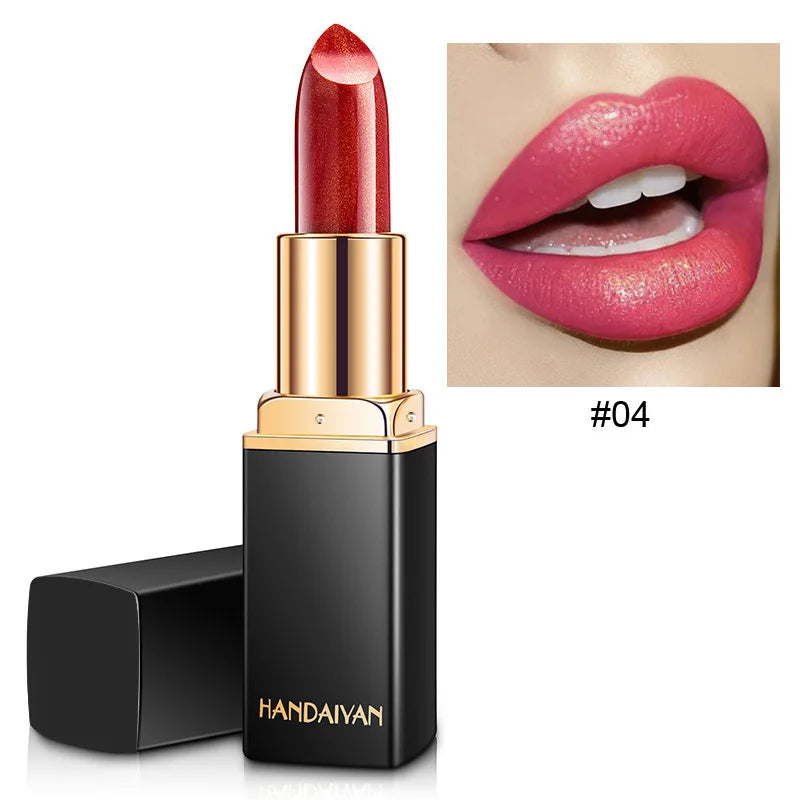 Handaiyan Metallic Color-Changing Lipstick – 9 Shades