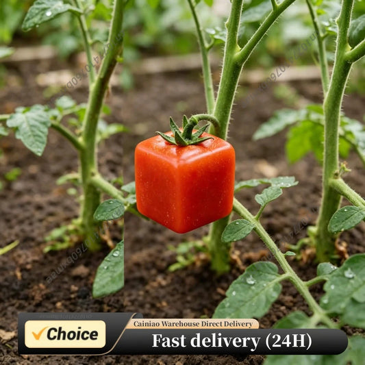 Mini Cube Fruit Shaping Mould Unique Shape Tomato Strawberry Mould Mini Transparent Plastic Mould for Home Garden Balcony Peaceful Pleasures Health and Wellness
