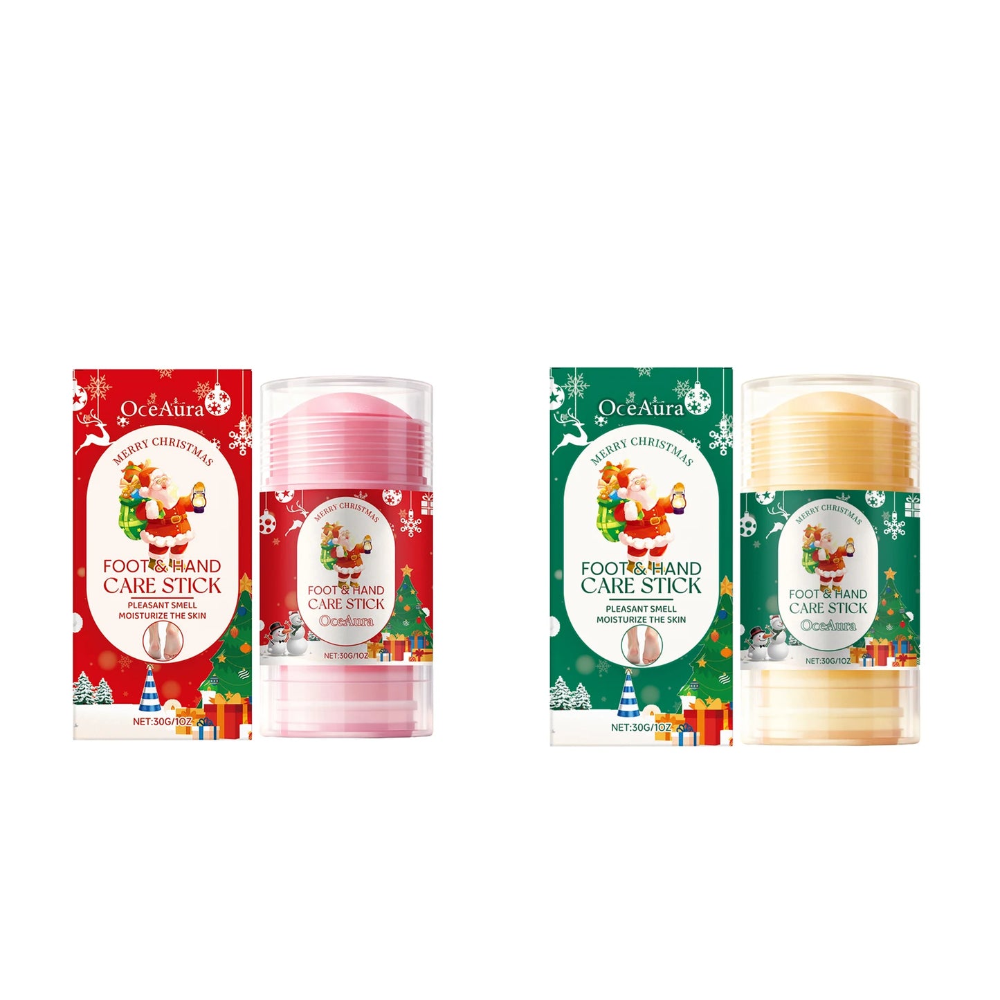 OceAura Christmas Hand & Foot Moisturizing Care Stick 30g