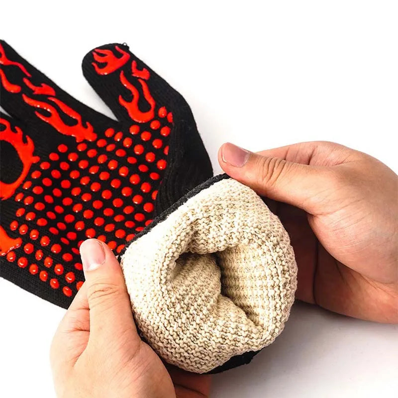 Silicone BBQ Gloves | Heat-Resistant Grilling & Oven Mitts