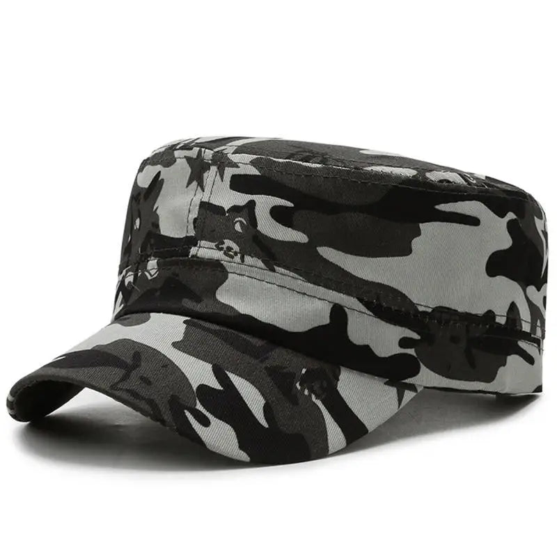 1/2Pcs Camouflage Hat Outdoor Training Military Enthusiast Camouflage Hat Summer Sunshade Hat Student Military Training Hat Peaceful Pleasures Health and Wellness 1pc style 1