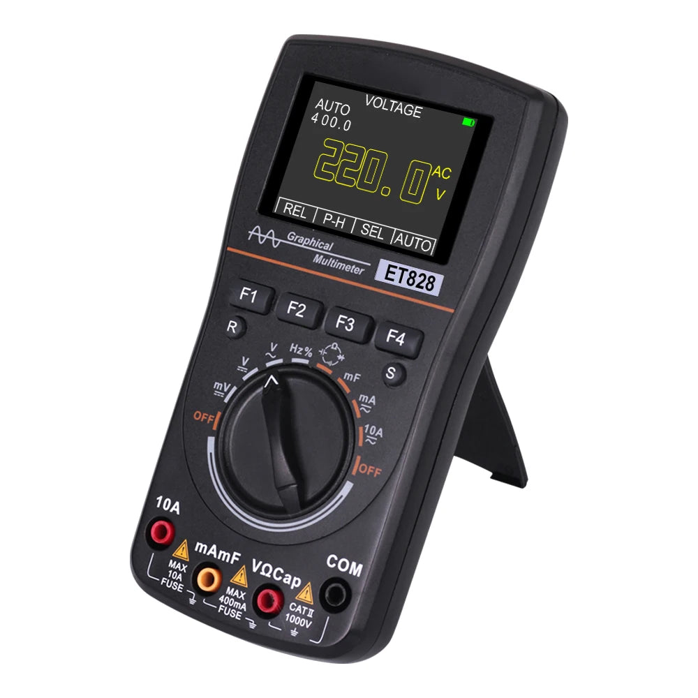 Intelligent Graphical Digital Oscilloscope 2 in1with 4 Inches Screen