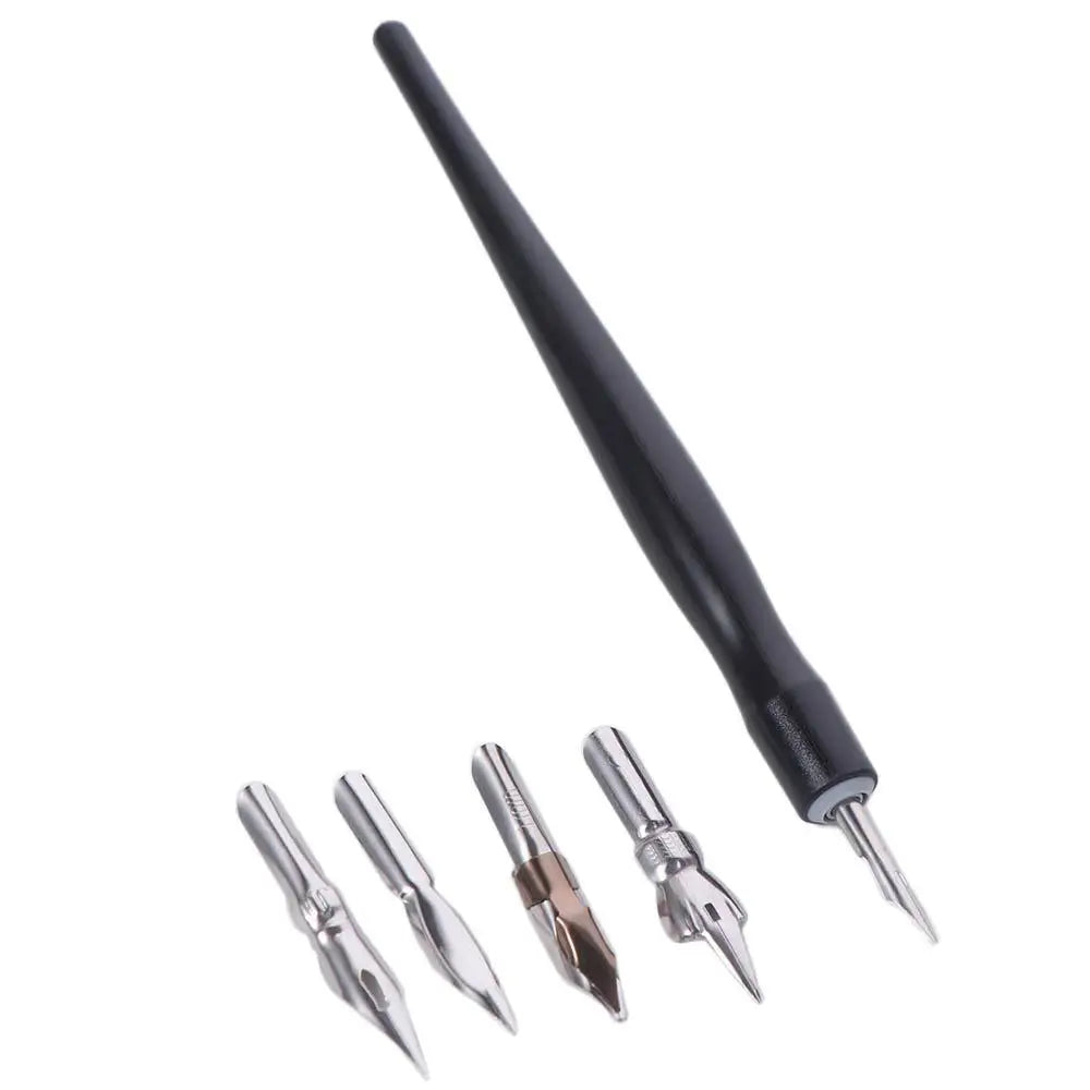 Avoid Scrubbing Panel Line Pen Leaking Pen Convenient Infiltration Line Pen Plastic with 5 Nibs Permeation Pen Modeling Tool Peaceful Pleasures Health and Wellness Black