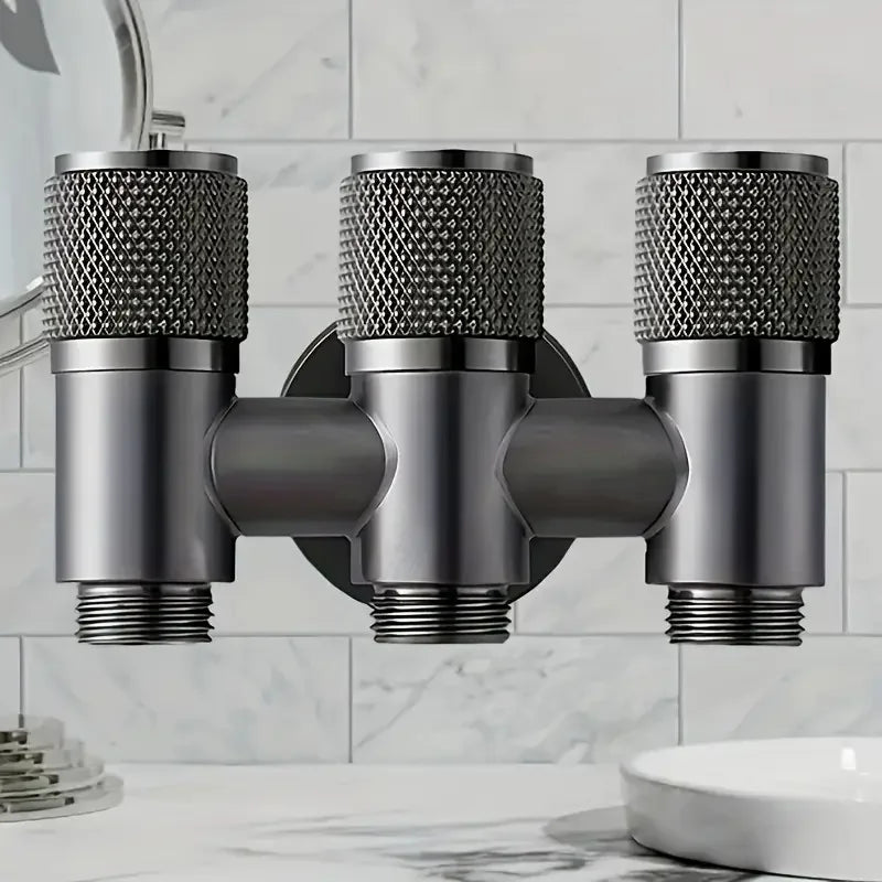 3-Way Diversion Valve Wall Faucet – 1 Inlet, 3 Outlets | YANKE