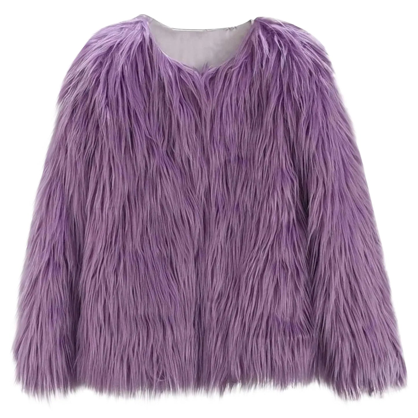 Girls Faux-Fur Winter Coat | Korean Style Thick Jacket Ages 2–10