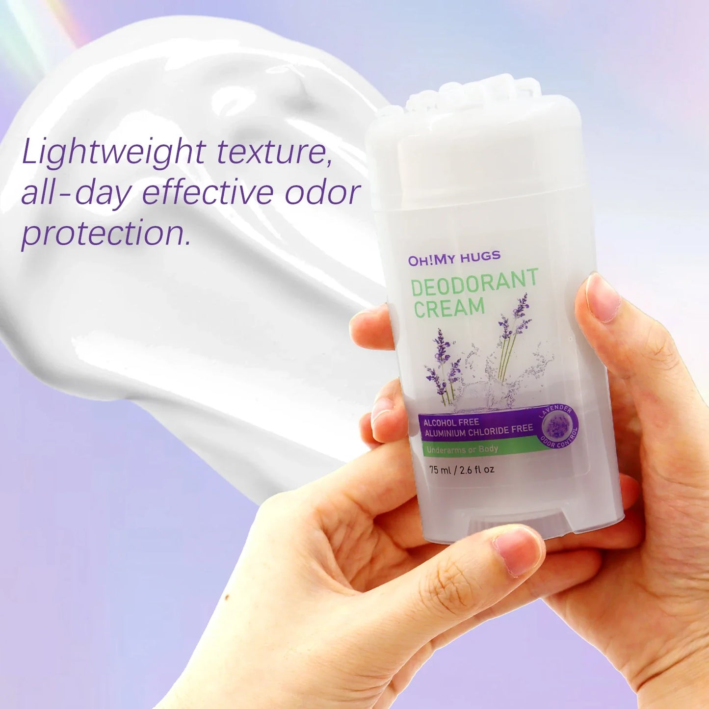 YURHERSU Lavender Deodorant Cream – Unisex All-Day Freshness