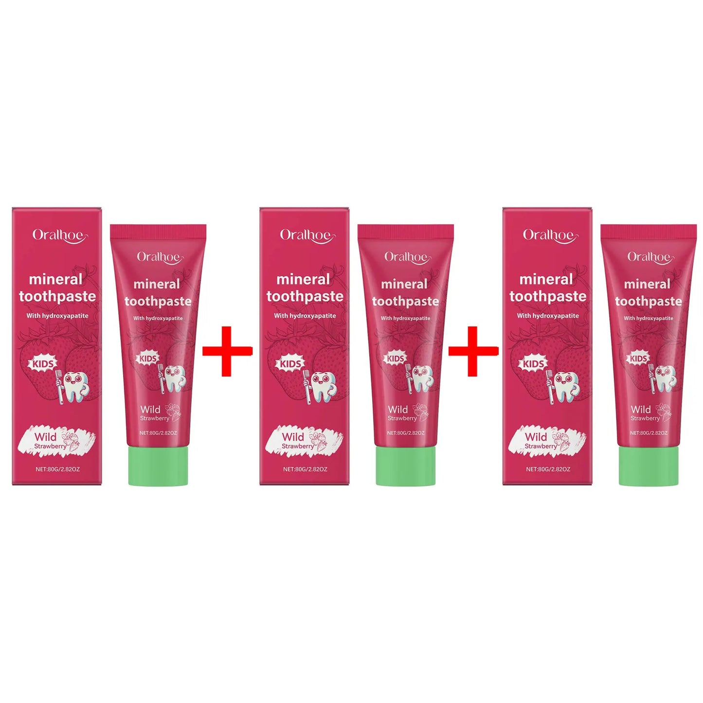 Oralhoe Kids Natural Plant-Based Toothpaste 80g | Dental Care