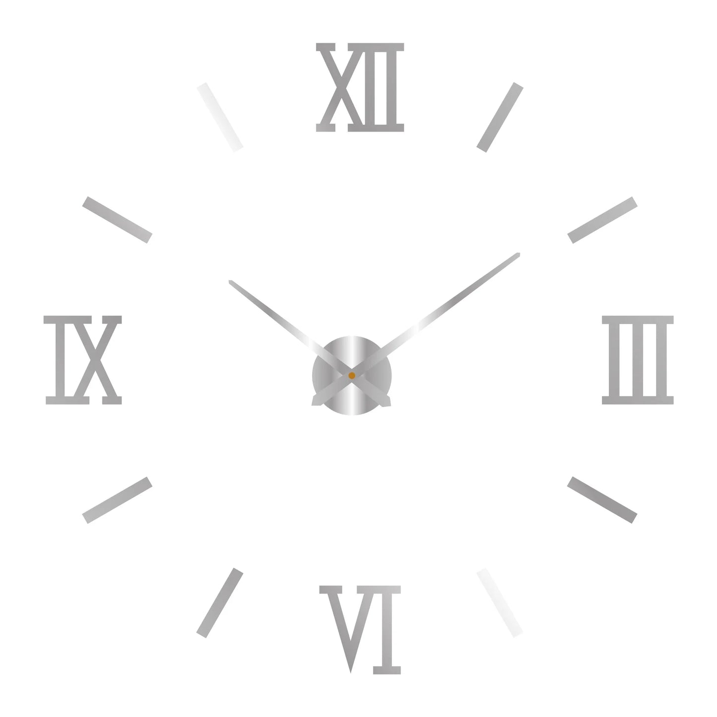 Large 3D DIY Acrylic Wall Clock – Modern Quartz Mirror Sticker Clock for Living Room & Home Décor | 40–130cm