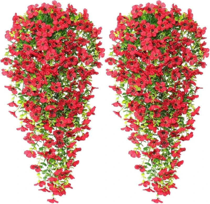 Artificial Morning Glory Vine Flowers – Wedding & Home Decor Artificial Flower Vine Peaceful Pleasures Health and Wellness color 5 3pcs