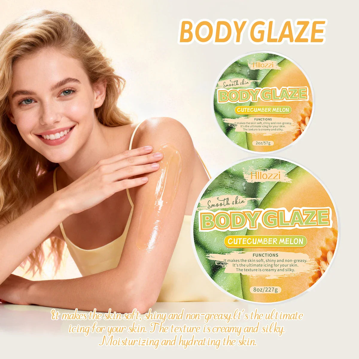 Body Glaze Melon Cream – Moisturize, Brighten & Smooth Skin