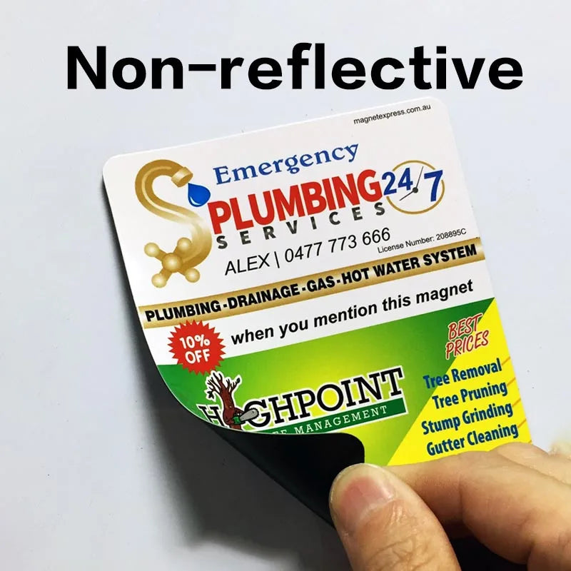 Custom Magnetic Reflective Vinyl Stickers | Car & Business Decals