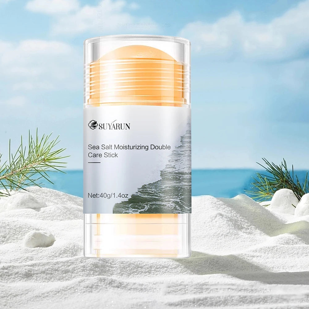 SUYARUN Sea Salt Foot Cream Stick - Exfoliating Moisturizer for Cracked Heels, Anti-Cracking Pedi Care, Natural Hydration. Peaceful Pleasures Health and Wellness