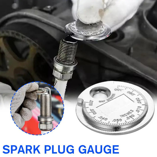 0.6-2.4mm Spark Plug Gauge Spark Plug Gap Tool 0.02-0.1 Inch Coin Style Feeler Gauge For Motorcycle/car Maintenance & Tuning Peaceful Pleasures Health and Wellness