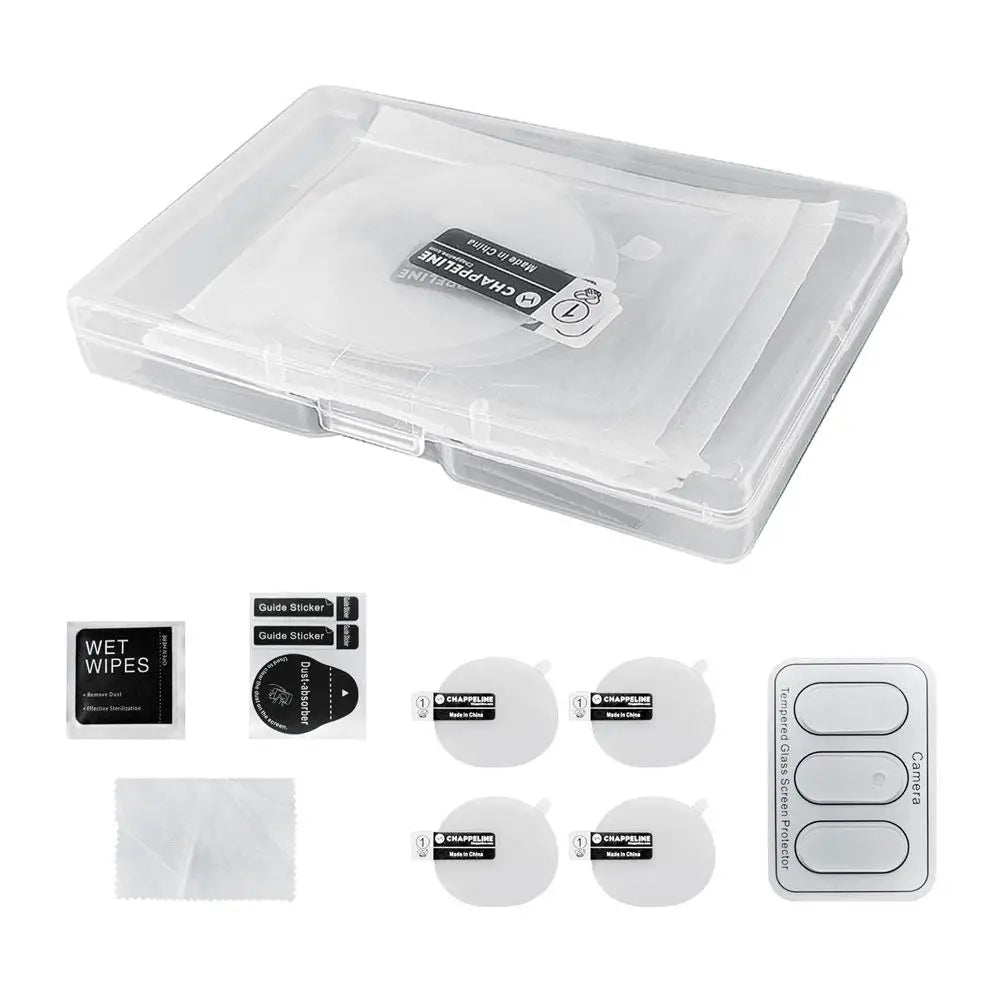 Tempered Glass Kit For Meta Quest 3 VR Lens Protector HD Clear Anti-scratch Protective Film For Meta Quest3 Accessories Peaceful Pleasures Health and Wellness A