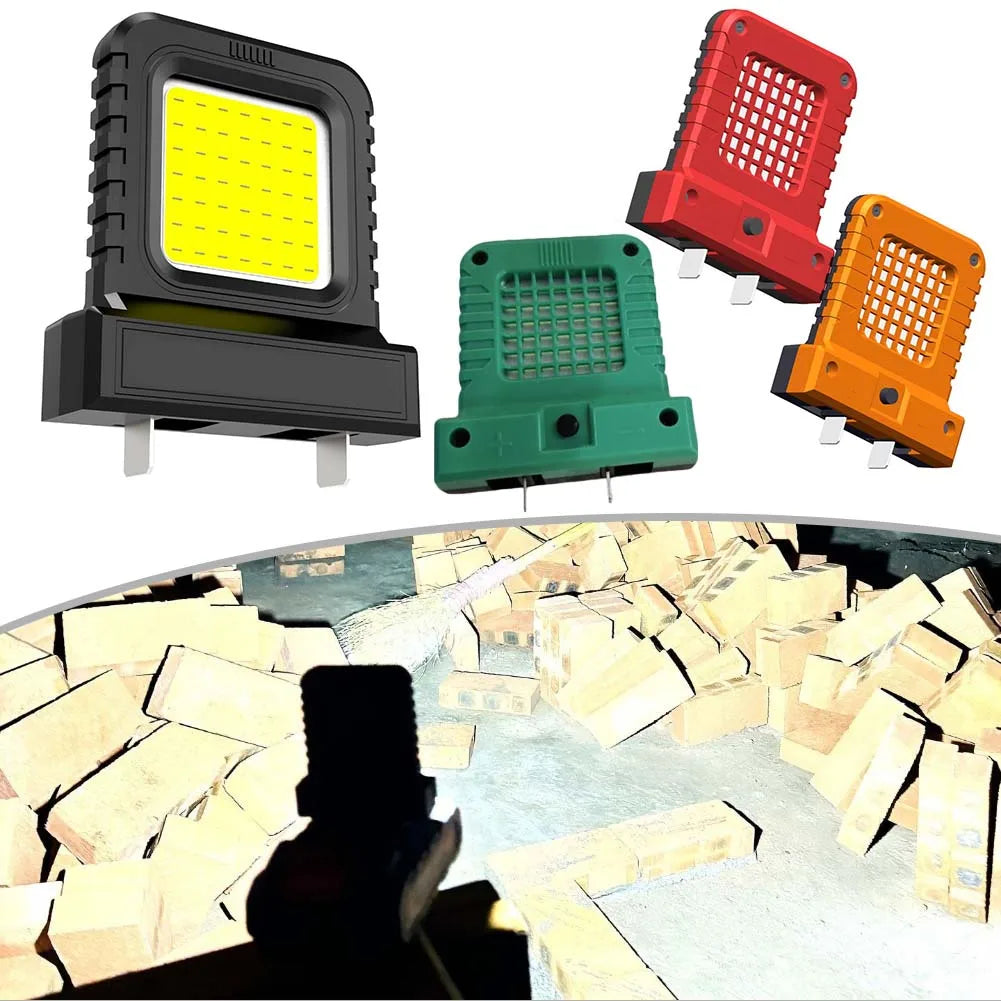14W LED Camping Fishing Lantern Mini Pocket Work Light Inspection 21V