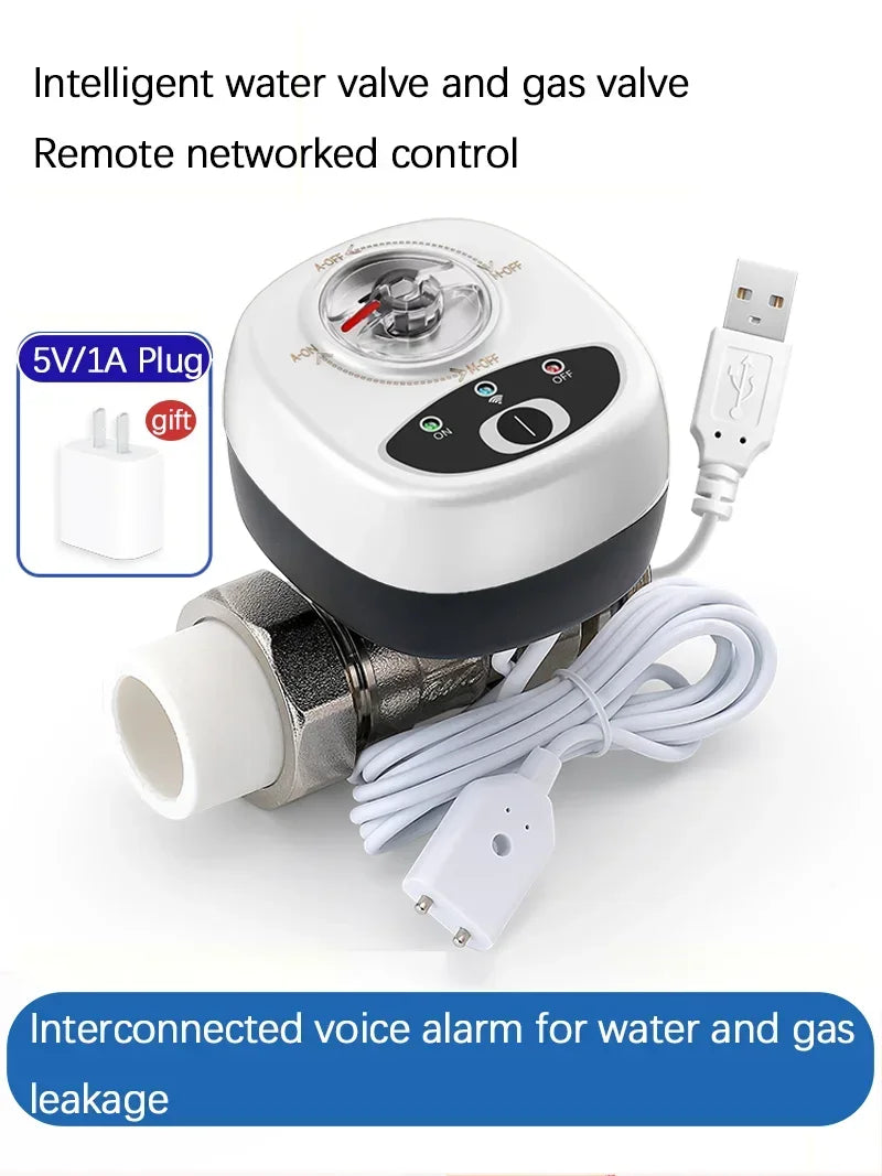 WiFi Smart Water Valve – Voice, App & Timer Control Peaceful Pleasures Health and Wellness