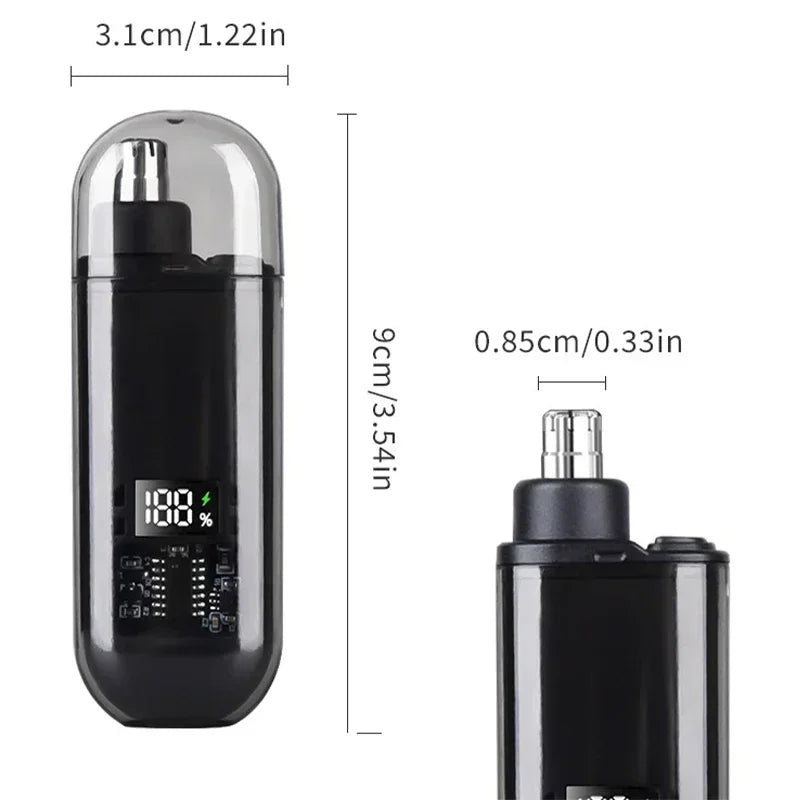XMSJ T9 Electric Hair & Nose Trimmer for Men – USB Rechargeable