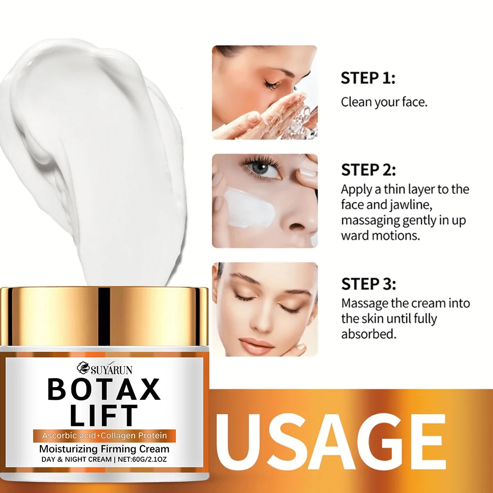 SUYARUN Botax Lift Effect Anti-Aging Face Cream - Wrinkle Reduction, Firming & Hydrating Collagen Boost Cream. Peaceful Pleasures Health and Wellness