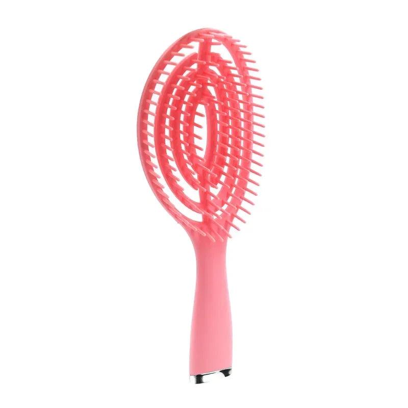 Anti-Static Scalp Massage, Vented Hair Brush Comb for Styling, Suitable for Salon and Home Use, Works on Wet and Dry Hairs Peaceful Pleasures Health and Wellness green
