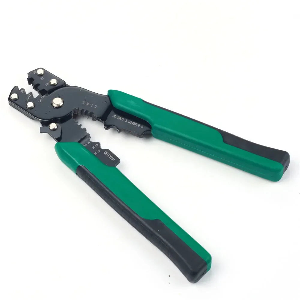 Multi-Function Crimping & Wire Stripping Pliers 190mm CRV Peaceful Pleasures Health and Wellness