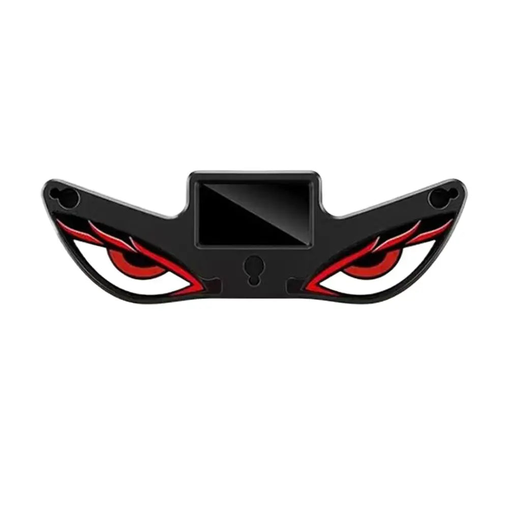 Solar Luminous Car LED Warning Light Dynamic Devil Eye Design Truck Decoration Light Car Triangular Window Solar Warning Light Peaceful Pleasures Health and Wellness B
