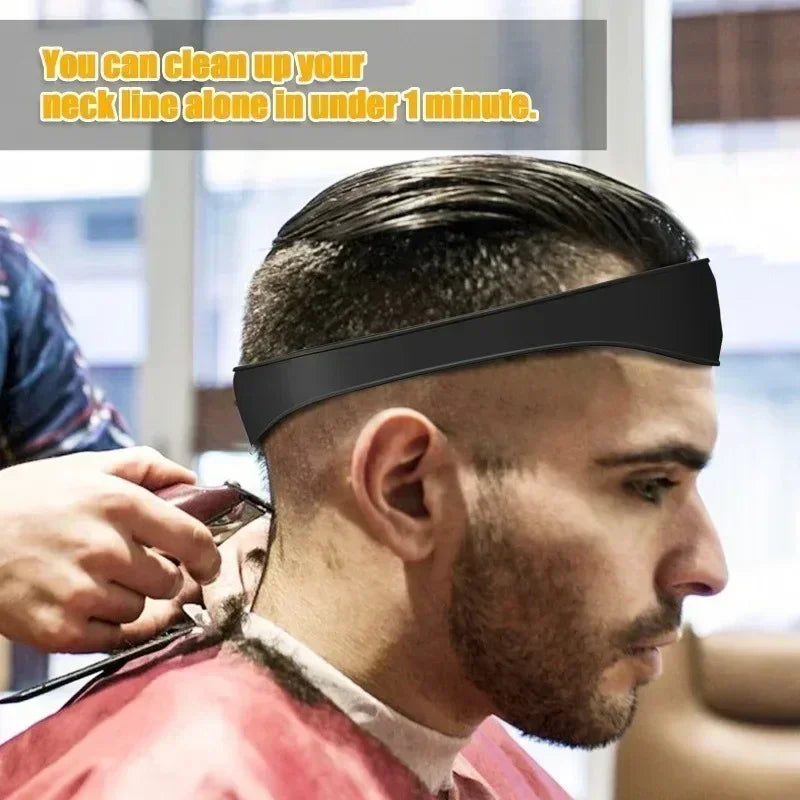 DIY Men Hair Trimming Ruler Neckline Guide Haircuts Curved Headband Styler Ruler Barber Comb Beard Tools Hair Styling Tool Peaceful Pleasures Health and Wellness