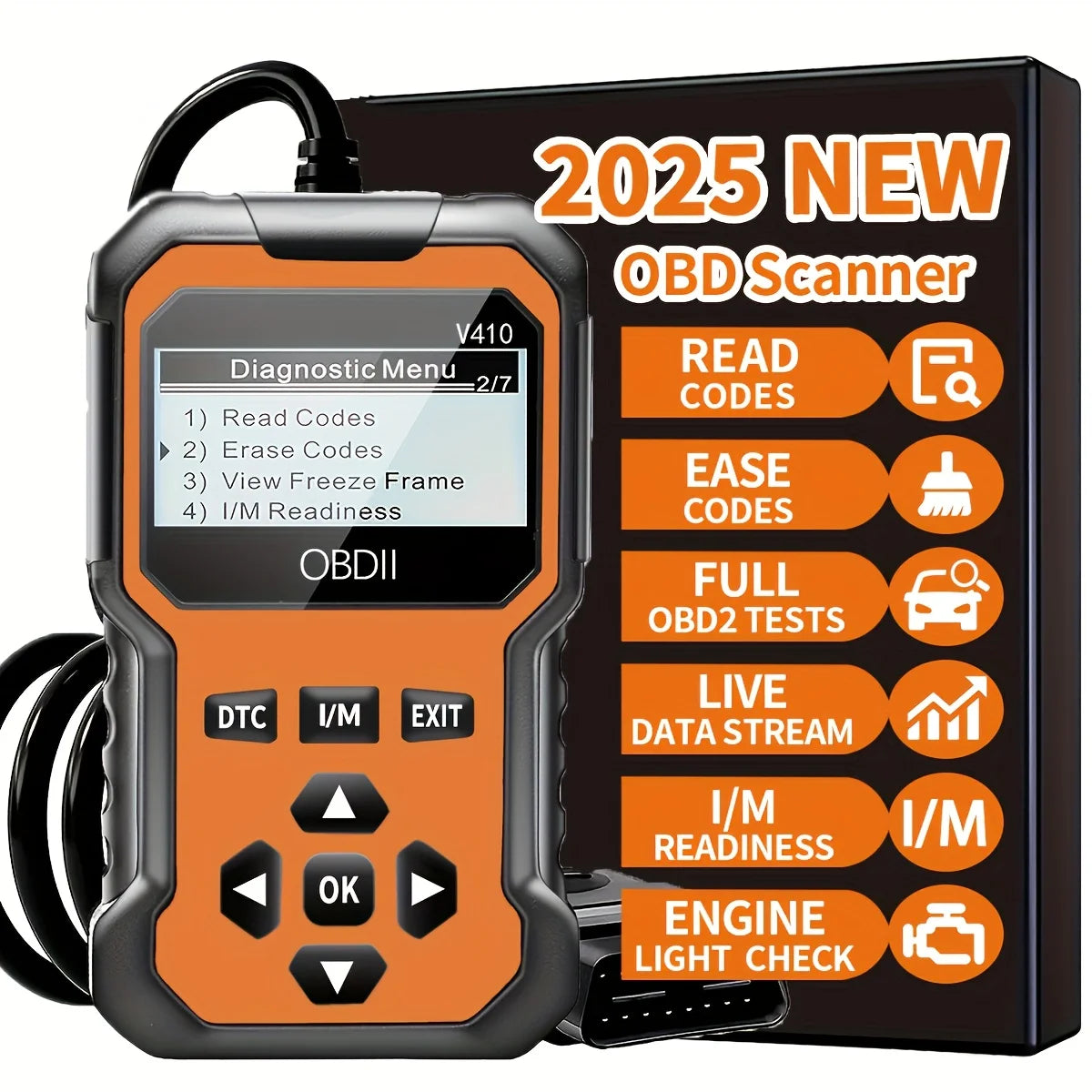 OBD2 Scanner Code Reader 10-Pack – Reads & Clears Engine Codes Peaceful Pleasures Health and Wellness