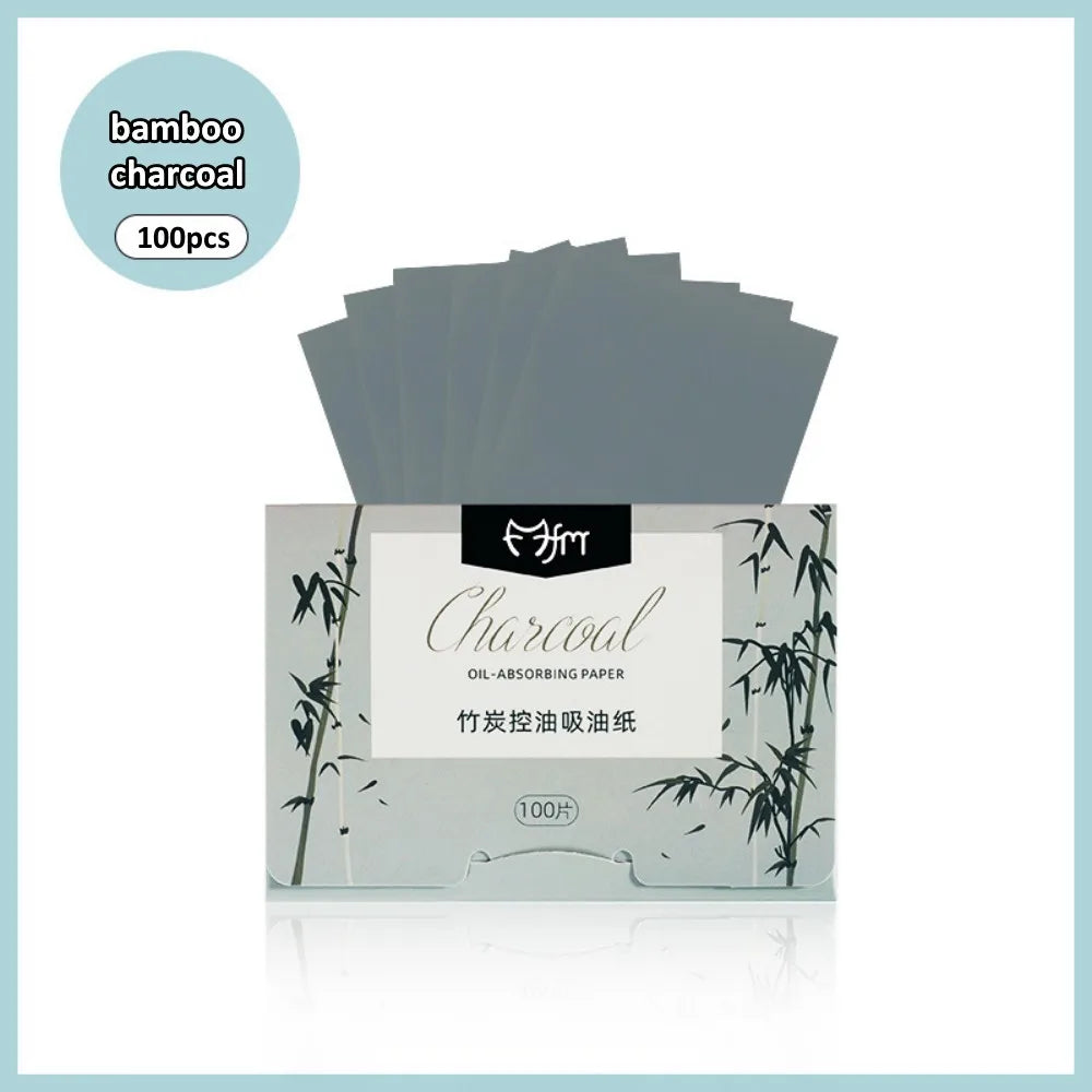 Green Tea & Lavender Facial Oil Blotting Papers – 100 Sheets