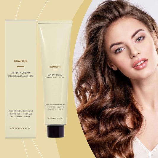 Air Dry Curl Cream – Frizz Control, Volume & Moisture 147ml Curl Styling Cream Peaceful Pleasures Health and Wellness Default Title
